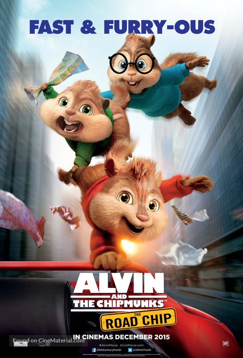 Alvin and the Chipmunks: The Road Chip - Indonesian Movie Poster