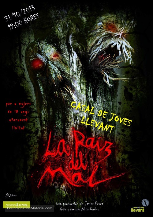 La ra&iacute;z del mal - Spanish Movie Poster