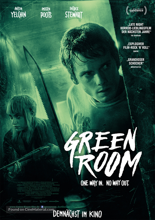 Green Room - German Movie Poster