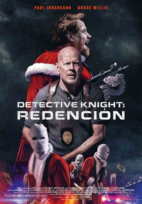 Detective Knight: Redemption - Spanish Movie Poster