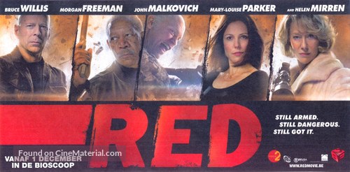 RED - Belgian Movie Poster