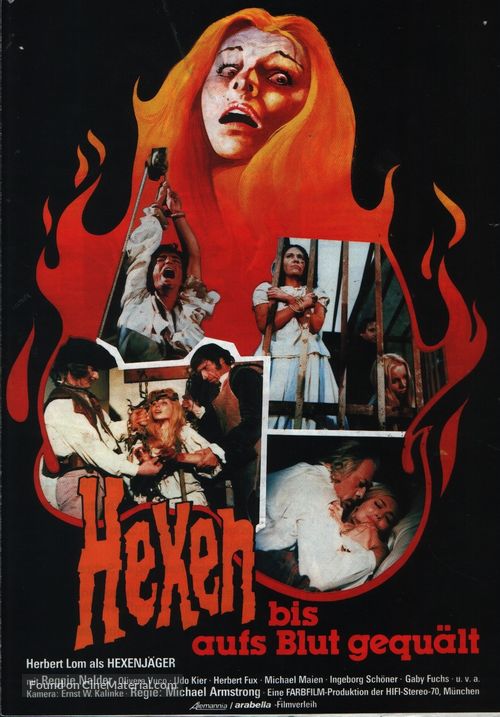 Hexen bis aufs Blut gequ&auml;lt - German Movie Poster