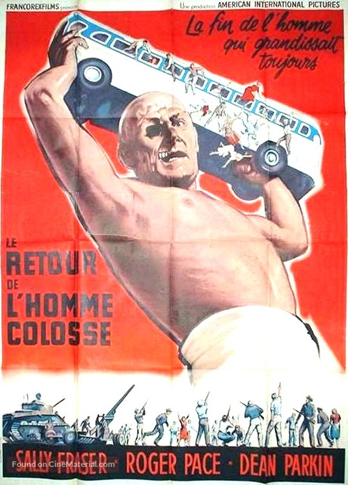 War of the Colossal Beast - French Movie Poster