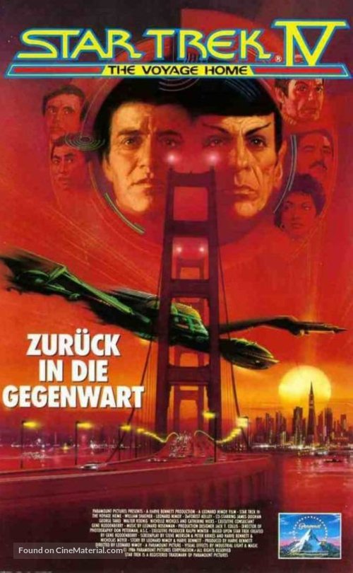 Star Trek: The Voyage Home - German VHS movie cover