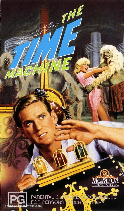 The Time Machine - Australian VHS movie cover