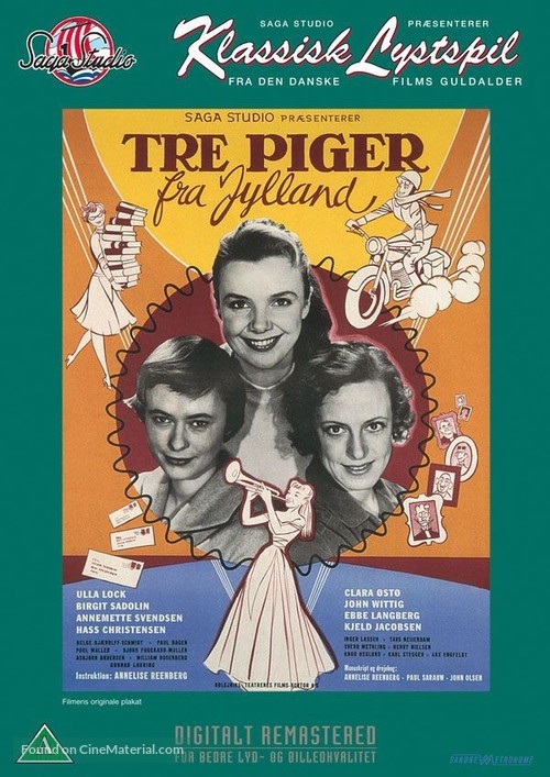 Tre piger fra Jylland - Danish DVD movie cover