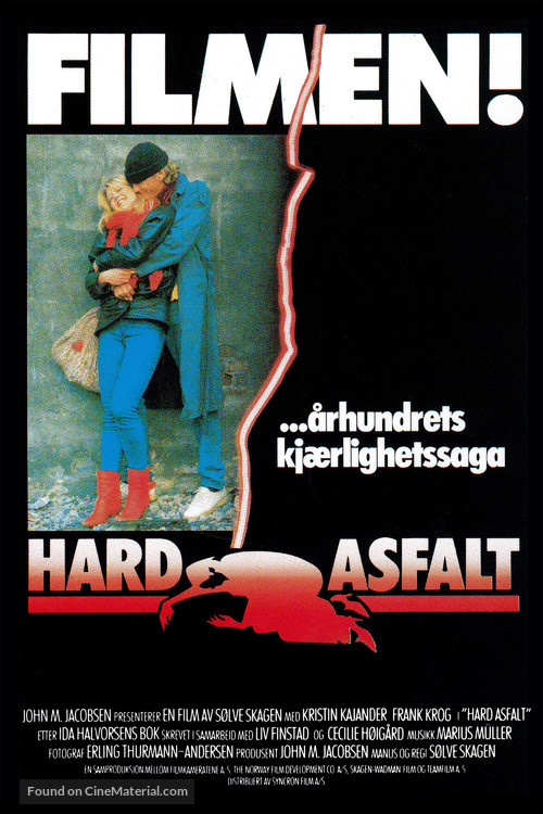 Hard asfalt - Norwegian Movie Poster