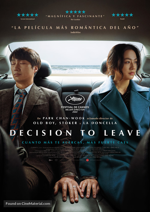 Decision to Leave - Spanish Movie Poster