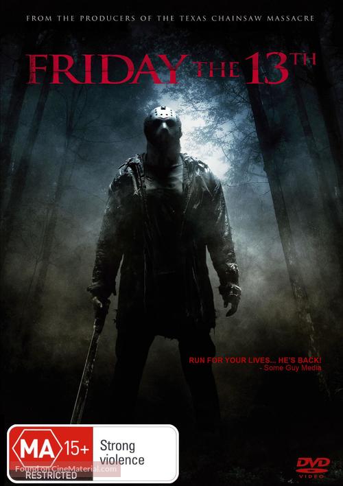 Friday the 13th - Australian DVD movie cover