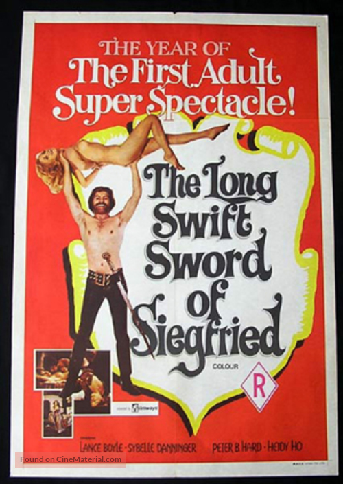Siegfried und das sagenhafte Liebesleben der Nibelungen - Australian Movie Poster