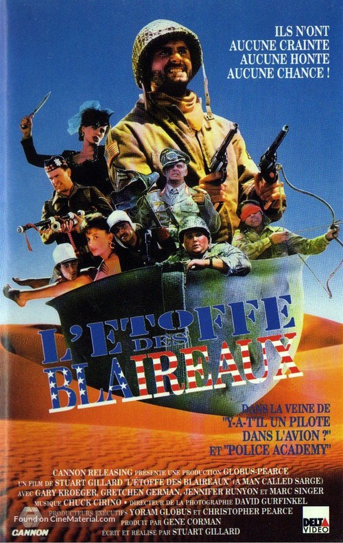 A Man Called Sarge - French VHS movie cover