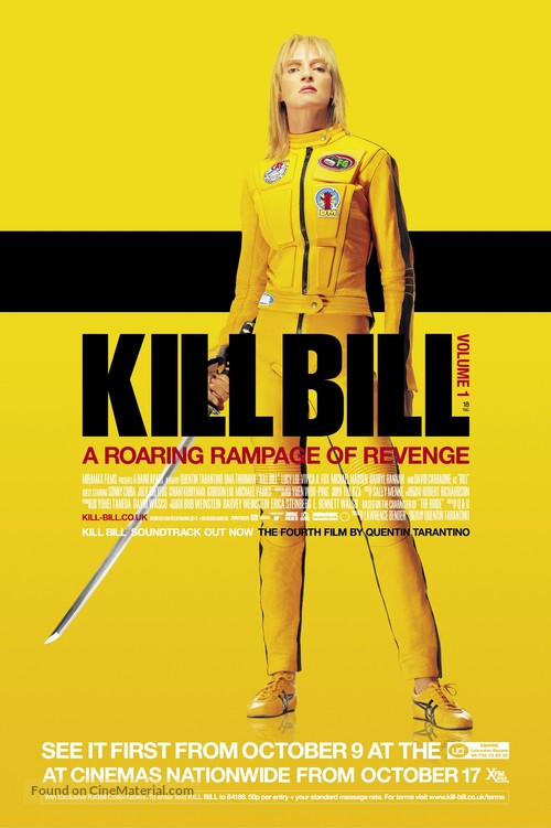 Kill Bill: Vol. 1 - British Movie Poster