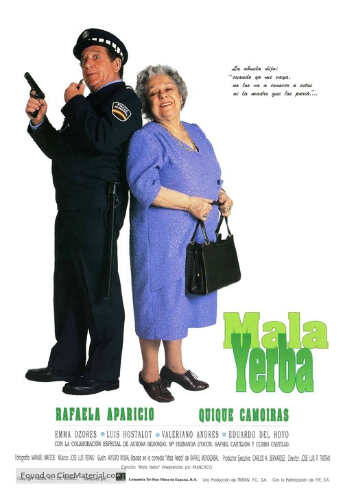Mala yerba - Spanish Movie Poster