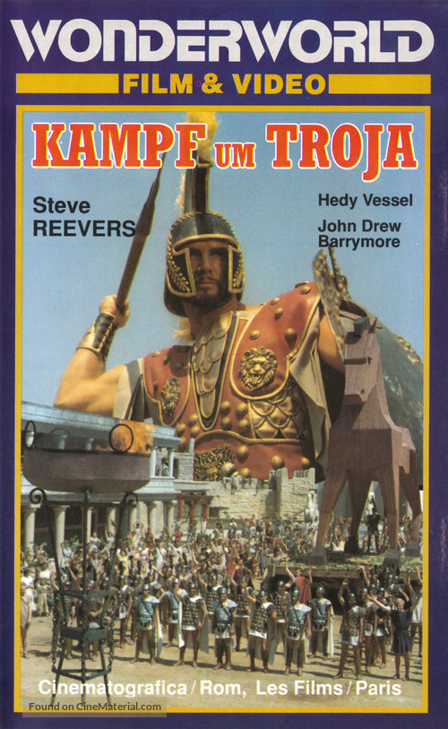 La guerra di Troia - German VHS movie cover