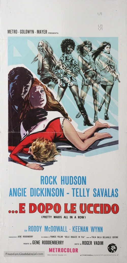 Pretty Maids All in a Row - Italian Movie Poster