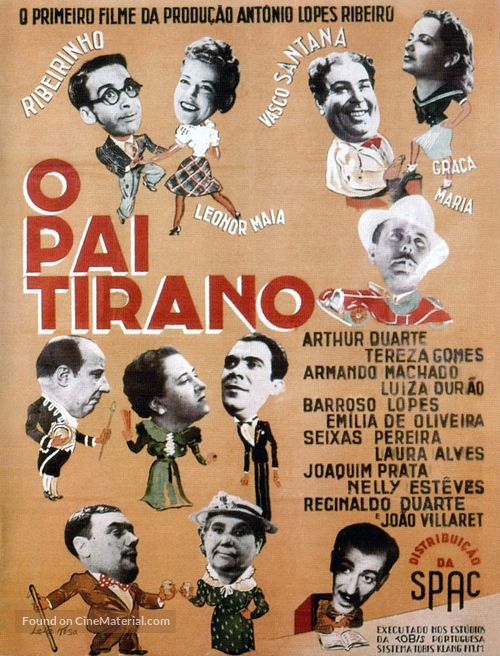 O Pai Tirano - Portuguese Movie Poster