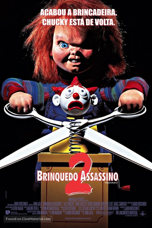 Child&#039;s Play 2 - Brazilian Movie Poster