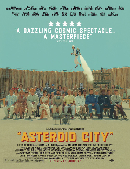 Asteroid City - British Movie Poster