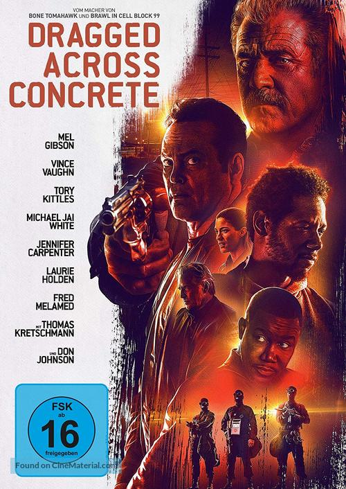 Dragged Across Concrete - German DVD movie cover