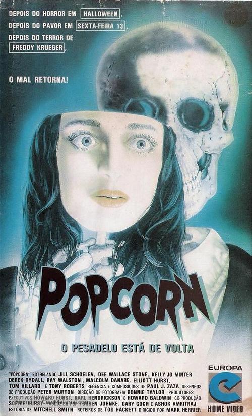Popcorn - Brazilian VHS movie cover