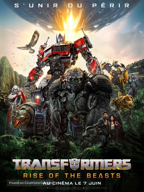 Transformers: Rise of the Beasts - French Movie Poster