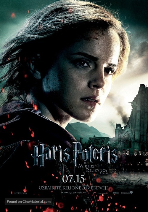 Harry Potter and the Deathly Hallows - Part 2 - Lithuanian Movie Poster