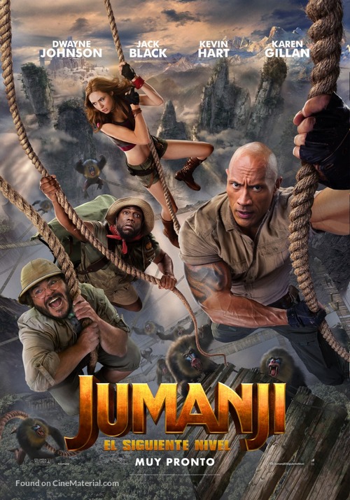 Jumanji: The Next Level - Argentinian Movie Poster