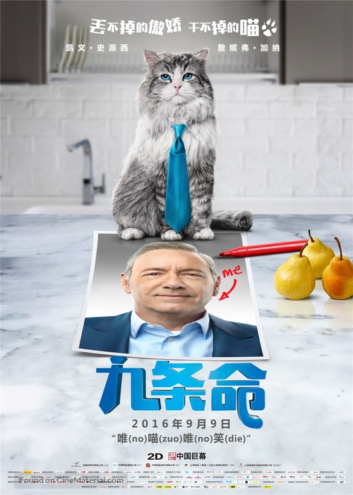 Nine Lives - Chinese Movie Poster