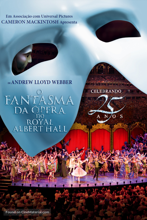 The Phantom of the Opera at the Royal Albert Hall - Brazilian Movie Cover