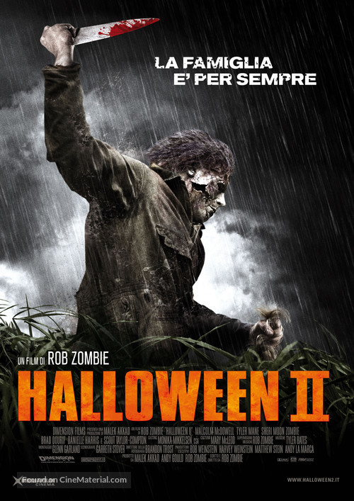 Halloween II - Italian Movie Poster