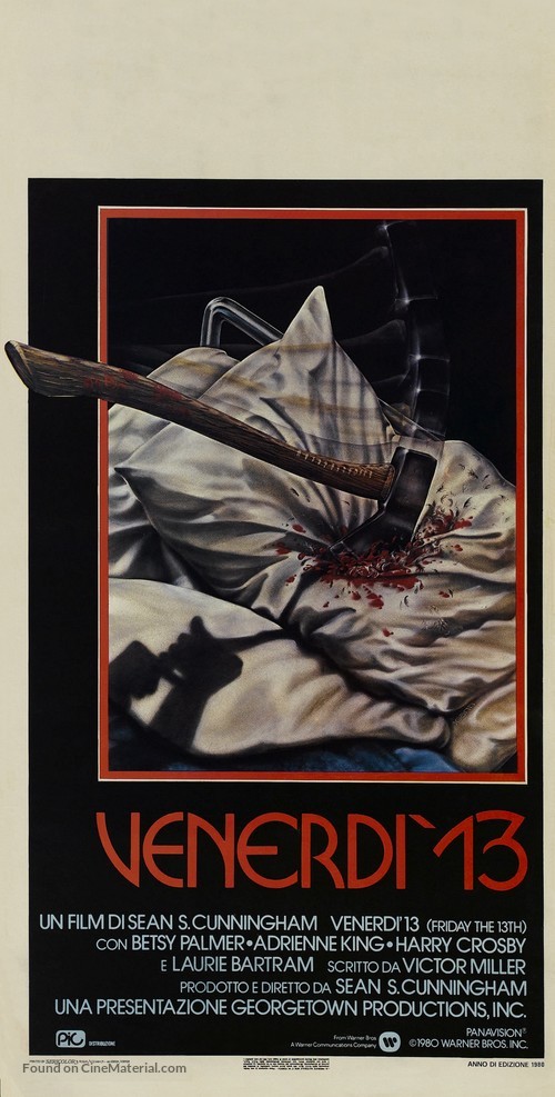 Friday the 13th - Italian Movie Poster
