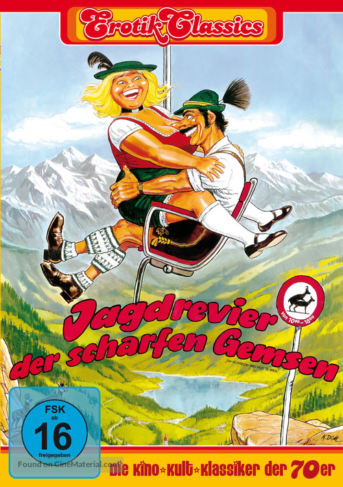 Jagdrevier der scharfen Gemsen - German DVD movie cover