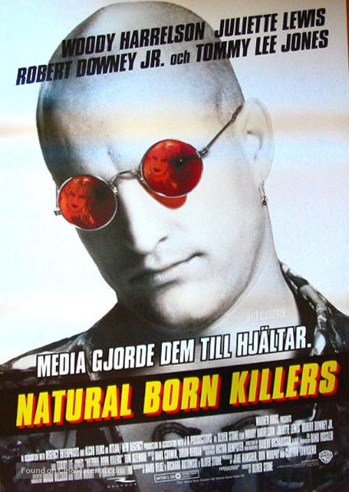 Natural Born Killers - Swedish Movie Poster