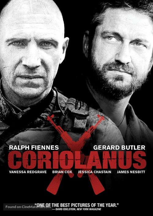 Coriolanus - DVD movie cover