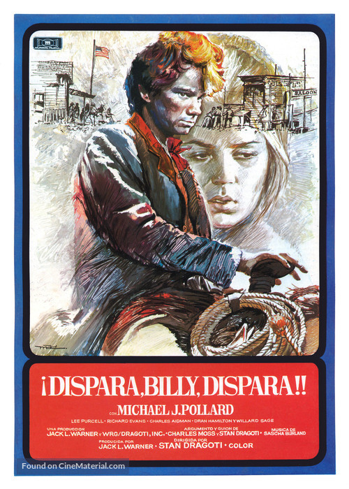 Dirty Little Billy - Spanish Movie Poster