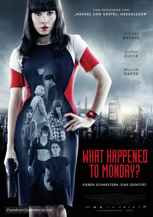 What Happened to Monday - German Movie Poster