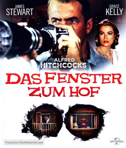 Rear Window - German Blu-Ray movie cover