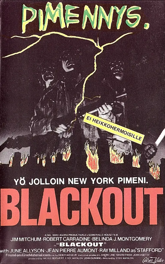 Blackout - Finnish Movie Cover