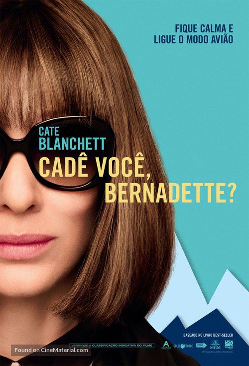 Where&#039;d You Go, Bernadette - Brazilian Movie Poster