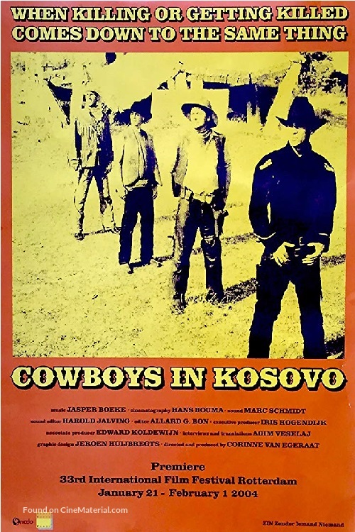 Cowboys in Kosovo - Dutch Movie Poster