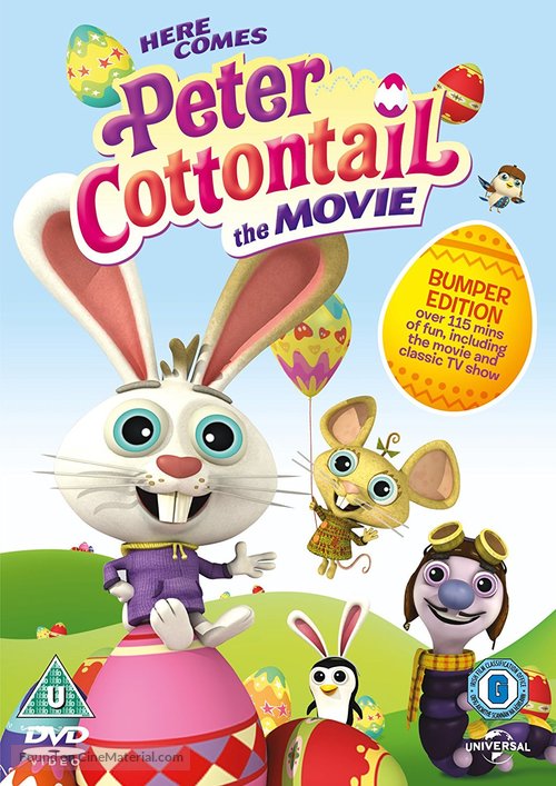 Here Comes Peter Cottontail: The Movie - British DVD movie cover