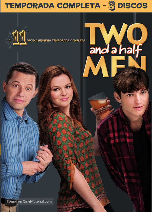 &quot;Two and a Half Men&quot; - Brazilian DVD movie cover