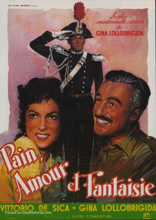 Pane, amore e fantasia - French Movie Poster