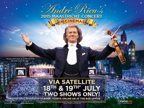 Andr&eacute; Rieu&#039;s 2015 Maastricht Concert - British Movie Poster