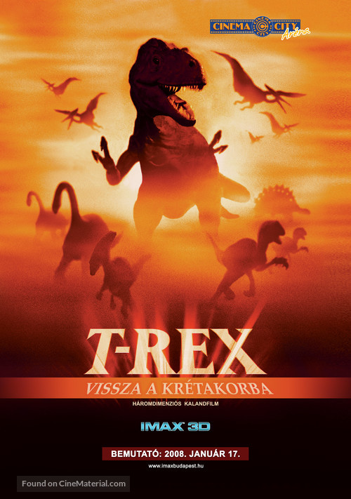 T-Rex: Back to the Cretaceous - Hungarian Movie Poster