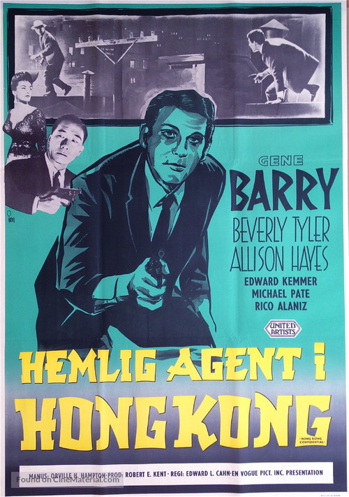Hong Kong Confidential - Swedish Movie Poster