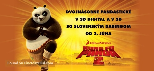 Kung Fu Panda 2 - Slovak Movie Poster