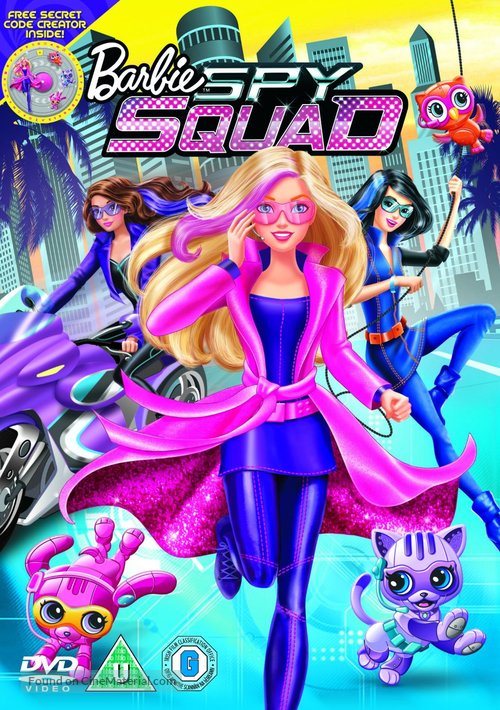 Barbie: Spy Squad - British DVD movie cover