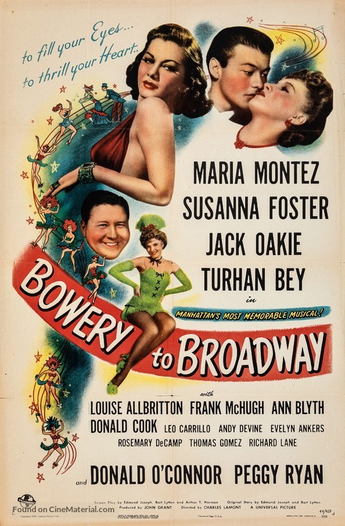 Bowery to Broadway - Movie Poster