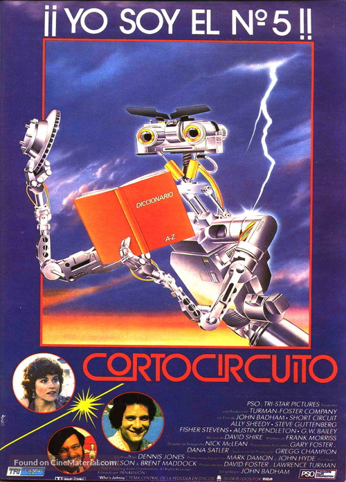 Short Circuit - Spanish Movie Poster